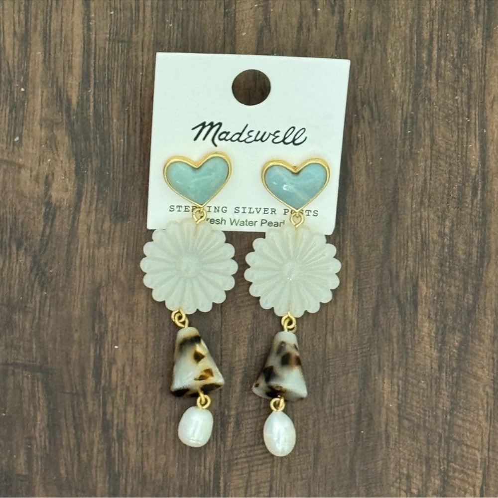Madewell Collections statement earring size 3” length